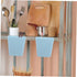 5pcs DECHOUS Hanging Cup Holder for Rolling Carts Wall Mounted Storage Baskets for Organizing Pens Remote Controls