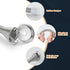 Ravinte 48 Pack Satin Nickel Spring Door Stoppers with Rubber Bumper, Door Stoppers for Bottom of Door