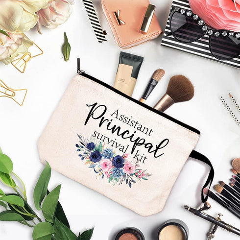 Assistant Principal Survival Kit Cosmetic Bag Assistant Principal Gift Thank you Assistant Principal Gift Assistant Principal Retirement Gift Graduation Gift