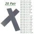 20 Pair Machinist Parallel Block Tool Set - 1/32 x 6, 0.0001 Parallelism, 1/2 to 1-11/16 Alloy Steel