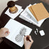 EUSOAR Blank Page Notebook, 12pcs A5 5.5"x8.3" 60 Pages Soft Cover Kraft Journals for School & Office
