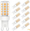 G9 LED Bulb Dimmable, Warm White 2700K, 4W G9 Light Bulbs, 40W