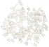 Chanzon 100 pcs 5mm White Straw Hat LED Diode Lights, Clear Transparent Lens