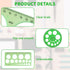 Circle Template 5 Pieces Plastic Circle and Oval Measuring Templates for Geometry Rulers, Office, School Drawings