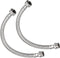 Faucet Supply Line Connector (400mm/16") 2Pcs, 304 Stainless Steel Water Supply Hose Connector.