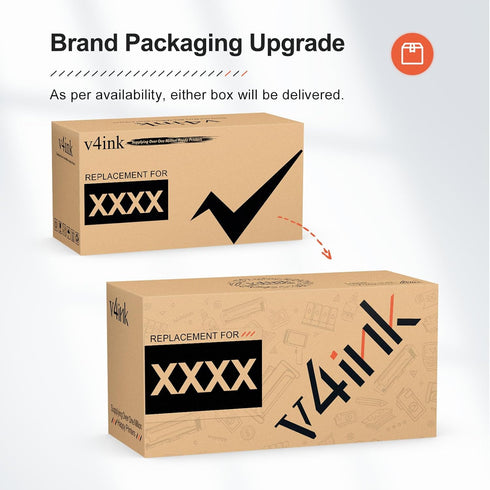 v4ink Compatible TN450 Toner Cartridge for Brother TN450, High Yield, 2 Packs
