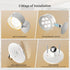 Cnlux Set 4400mAh Dimmable 360 Wireless Wall Sconces of Two, Rechargeable Battery Operated Sconces with Remote & Touch