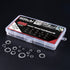 Hilitchi 400-Pcs Assortment Kit of 304 Stainless Steel External Internal Tooth Star Lock Washers - M2 M3 M4 M5 M6 M8