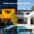 Wisada 100FT, IP67, Outdoor Ground Lights RGB Permanent Outdoor Lights with Bluetooth & APP Control, Color Changing