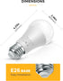 L LOHAS Amber Light Bulbs, Blue Light Blocking, A19 9W (60W Equivalent), Dimmable 1800K Warm Light, E26 Base, 4 Pack