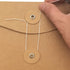 Funny Live 10 Pcs A4 Kraft String Envelope File Folders Organizer for Projects, Contracts, Bills, Office Supplies