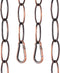 uxcell 7ft Lighting Hanging Chain, 2.4mm/0.09" Looping Metal Pendant Chandelier Chain Extension