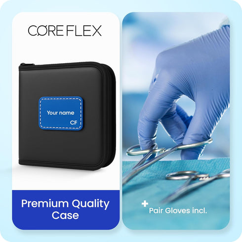 Core Flex Set 38-Piece Advanced Dissection Kit Biology Lab Anatomy Dissecting with Stainless Steel Scalpel Knife Handle