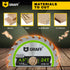 GRAFF 4-1/2 Inch Circular Saw Blade, 24-Teeth Grinder Blade for Wood, Plywood, Drywall, MDF, Plastic Cutting