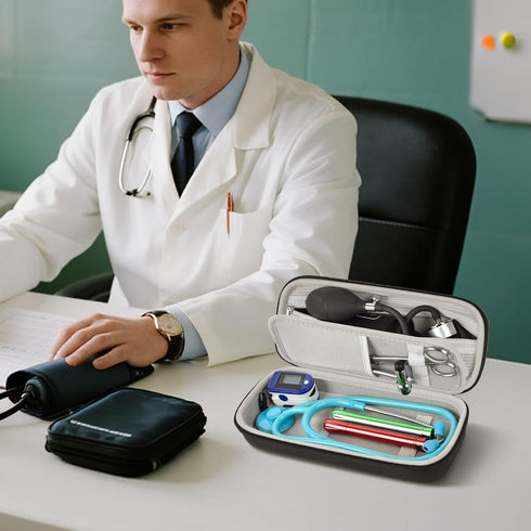 3M Stethoscope Case Compatible with Littmann Classic III/ Lightweight II S.E/ MDF Acoustica Deluxe Stethoscopes, Mesh