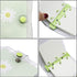 Mini Transparent 3-Ring Binder Covers - Clear Soft PVC Notebook Round Ring Binder Cover with Snap Button