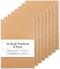feela 8 Pack A5 Kraft Notebooks, 60 Lined Blank Pages, Soft Cover Journals for Women, Students, 8.3 x 5.5 in