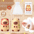 RoundFunny 48 Set Capybara Party Favors Positive Capybara Squeeze Stress Balls with Cards & Bags Mini Animal Stress