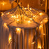 YULETIME 200 Clear Christmas Lights, 2 Strands of 21 ft 100 Count UL Certified Mini String Light (Clear - White Wire)