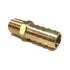 1/2" Hose ID to 1/4" Male NPT MNPT Straight Brass Fitting - Fuel/AIR/Water/Oil/Gas/WOG