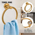 AGKXHDEC 5-Piece Set, Set Set 2 Towel Racks for Bathroom, Stainless Steel Bathroom Accessories Bathroom Towel Holder