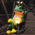 Miniature Frog Garden Statue | Solar Light Home Decor, Fairy Garden Accessories for Patio, Balcony, Yard, Lawn Bedroom
