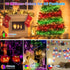 FONTU 32.8FT, 16 8 Smart LED Hexagon String Lights APP & Remote Control RGB Color Changing Lights with Million Colors