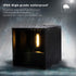 100-277V 3000K 2 6W LANFU LED Aluminum Waterproof Outdoor Wall Sconce, Outdoor Cube Square Wall Light Warm Light LEDs