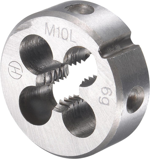 uxcell M10 x 1.5mm Metric Left Hand Tap and Die Set, Machine Thread Screw Tap with Round Threading Die