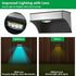 9 IP65 (2 Packs) Solar Fence Lights Outdoor,Step Lights Solar Powered with Lighting Options, Waterproof, Deck Light