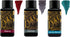 Diamine Fountain Pen Ink 30ml - 3 Pack, Oxblood, Earl Grey, Aurora Borealis