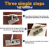 Steel Broken Head Taps Extractor Set, 6 Pcs Screw Remover for Everyday Home Repair Work