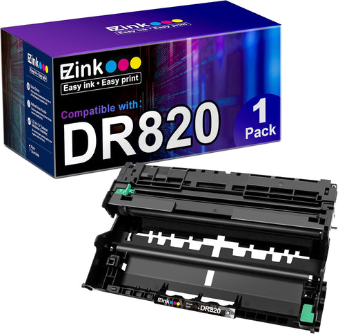 E-Z Ink Compatible Drum Unit Replacement for Brother DR820, Compatible with Multiple Printer Models