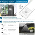 60-LED Dimmable 12 inch 2000mAh 3 Counter (2 Packs) Under Cabinet Lighting Wireless, Motion Sensor Light Indoor