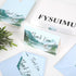 50Pcs FYSUIMU Funeral Thank You Cards Watercolor Mountain Sympathy Cards with Message Bereavement and Envelopes