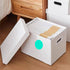 PARLAIM 2" Round Color Code Stickers, 500pcs | Aqua Color Coding Circle Dot Labels in Dispenser Box for Organization