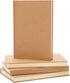 LABUK 4 Pack Blank Notebook Bulk, 120 Sheets Sketch Book, 100gsm, 5.6"x 8.3" Hardcover Sketchbook for Office School
