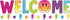 Teacher Created Resources Brights 4Ever Welcome Bulletin Board (TCR6920)
