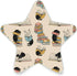 Burbuja Cat in Books LED Night Light Plug into Wall 0.2W Star-Shaped Nightlight