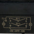 Amarine Made 12v 20A Waterproof Rocker Switch On-Off-On 2 Position Switch Boat Marine DPDT 7 Pin with 2 Blue LED Lights