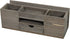 Liry Products Brown Wooden Desktop Organizer with Multiple Compartments, Rack Shelf for Office Supplies