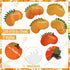 Cholemy 120 Pcs Pumpkin Cutouts, Thanksgiving Fall Classroom Bulletin Board Decorations, Thankful Accents