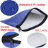 Bank Bag Money Pouch, Leatherette Security Deposit Bags, Utility Zipper Bags, 11x6 inch, 4 Pack, Blue