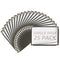 CYEAH 25 Pcs Cafe Style Menu Cover, Single Page 2 View Transparent