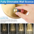 VATONI Dimmable Dimmer Doorway(1 Pack, 1 Bulb) Wall Sconce, Plug in Wall Sconce Adjustable Angle Wall Lights with Plug