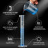 moveland Upgraded Plastic Graduated Cylinder and Beakers Set - 10ml 25ml 50ml 100ml Graduated Cylinder, 5 Pcs Pipettes