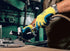 SHOWA Atlas KV300 Cut Resistant Safety Glove with Kevlar Liner, X-Large (1 Pair), Yellow/Blue