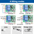 DieseRC AC 110V 120V 220V 240V Wireless Remote Control Switch: 433Mhz RF 10A 2CH Relay Receiver with 2 Transmitters
