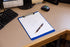 Blue Plastic Clipboard with Low Profile Clip (Pack of 12) - Letter Size Clipboard for Boys and Girls, Cute Aesthetic