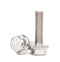binifiMux 10pcs M8 x 30mm Serrated Flanged Hex Head Bolts, Stainless Steel 18-8 (304), Plain Finish